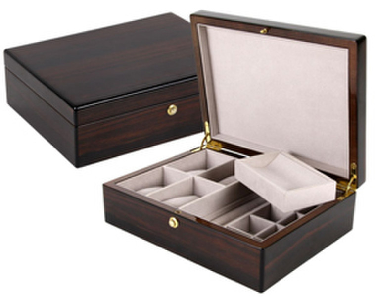 Quality Importers JBQ-SA101 Wood jewelry box