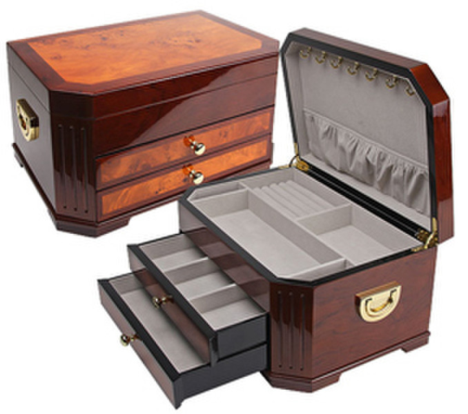 Quality Importers JBQ-SA104 Wood jewelry box