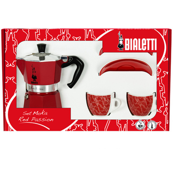 Bialetti 0004930/MR Red moka pot