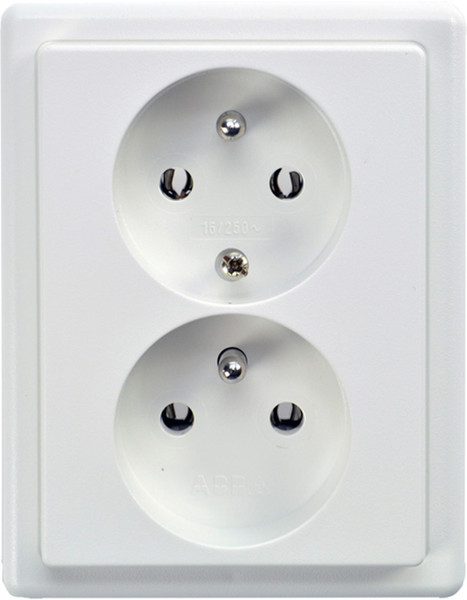 Solight 5B89 White socket-outlet