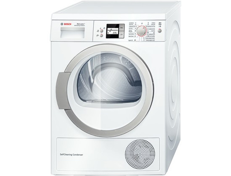 Bosch Logixx 8 WTW86564BY freestanding Front-load 7kg A++ White tumble dryer