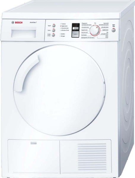 Bosch WTE843H3 freestanding Front-load 7kg A+++ White tumble dryer