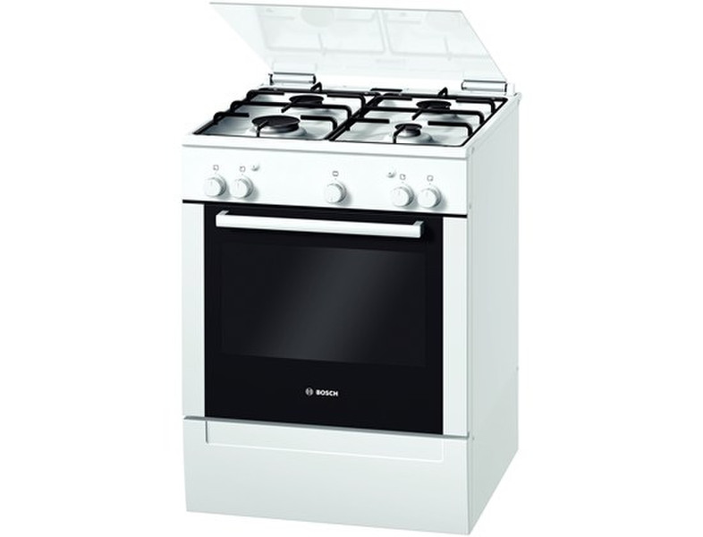 Bosch HGG223124E Отдельностоящий Gas hob Белый кухонная плита