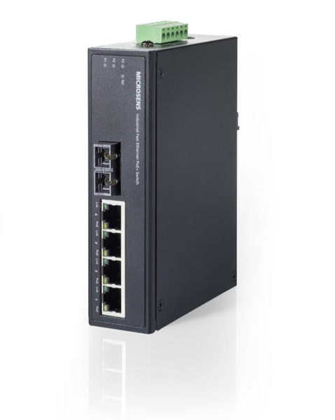 Microsense MS655102X L2 Fast Ethernet (10/100) Black network switch