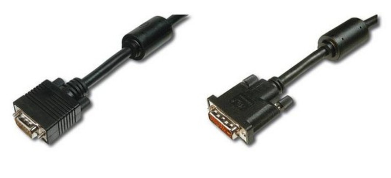 Digitus 2m DVI-I (24+5) - HD DSUB 15-pin