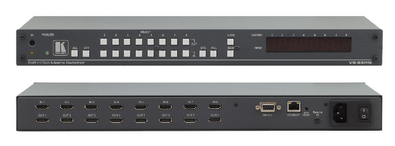 Kramer Electronics VS-88HN Tastatur/Video/Maus (KVM) Switch