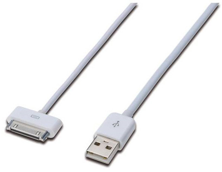 Mercodan 961210 1m USB A White USB cable