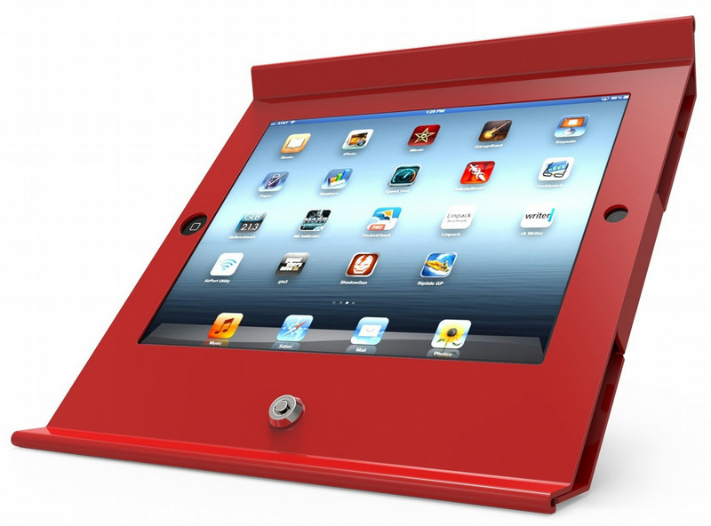 Maclocks Slide Basic iPad POS Stand Universal Passive holder Rot