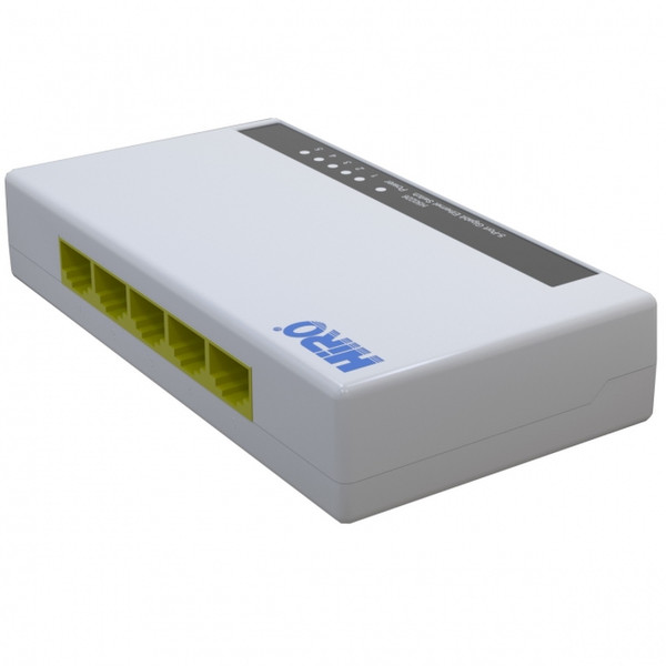 HiRO H50226 Неуправляемый Gigabit Ethernet (10/100/1000) Белый сетевой коммутатор