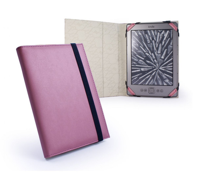 Tuff-Luv H11_33 6Zoll Blatt Pink E-Book-Reader-Schutzhülle