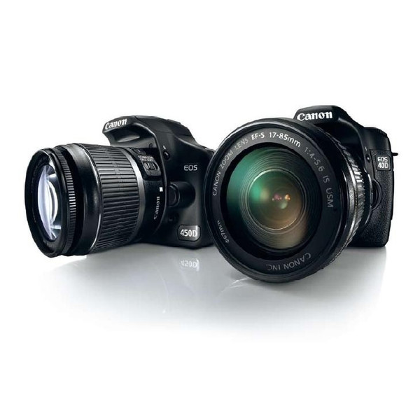 Canon EOS 450D Однообъективный зеркальный фотоаппарат с объективом 12.2МП CMOS 4272 x 2848пикселей Черный