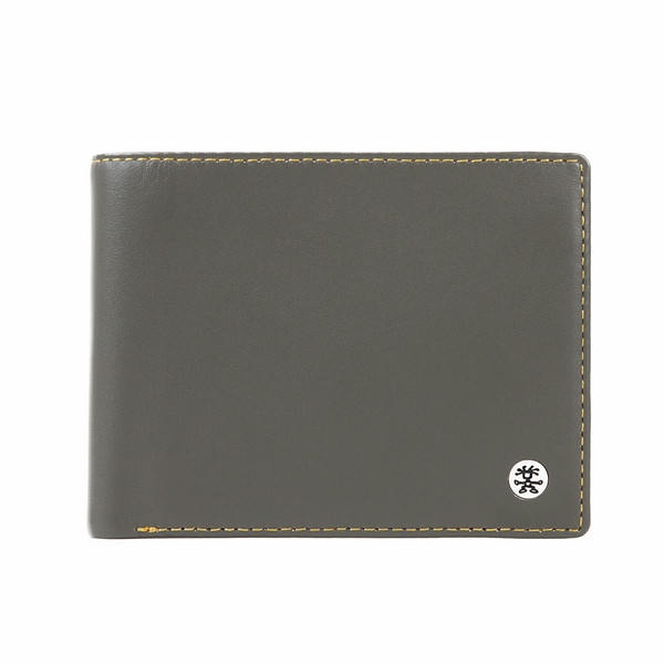 Crumpler Big Trust Мужской Кожа, Нейлон Серый, Желтый wallet