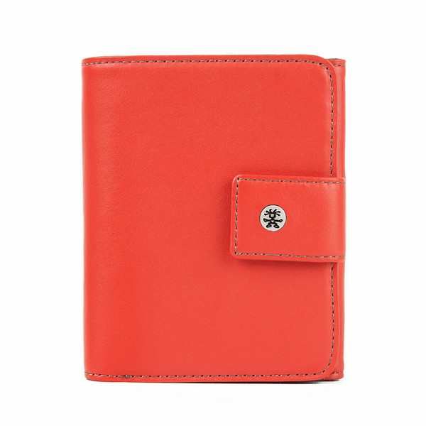 Crumpler Compli Kate Female Leather,Nylon Grey,Orange wallet