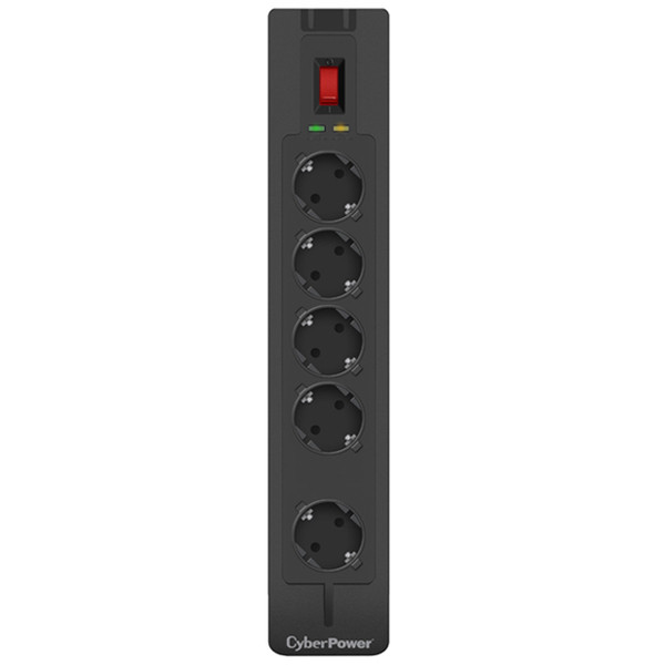 CyberPower SB0501BA-FR 5AC outlet(s) 250V 1m Black surge protector