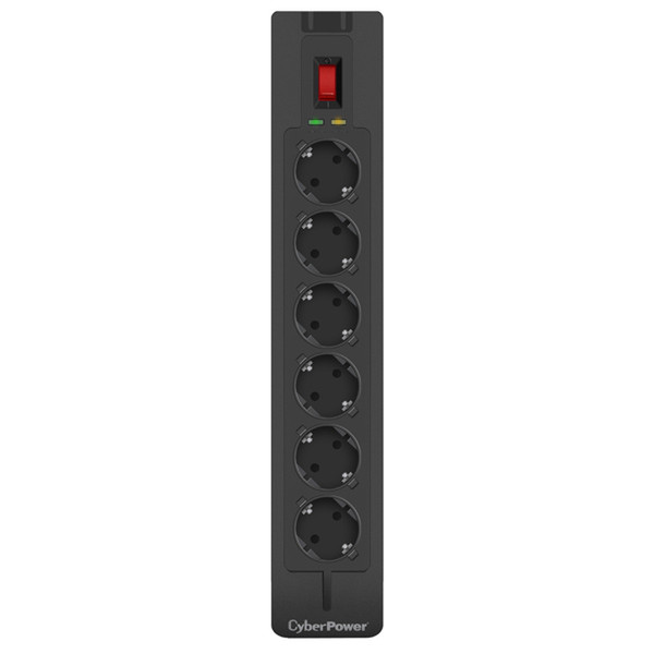 CyberPower SB0601BA-FR 6AC outlet(s) 250V 1.8m Black surge protector