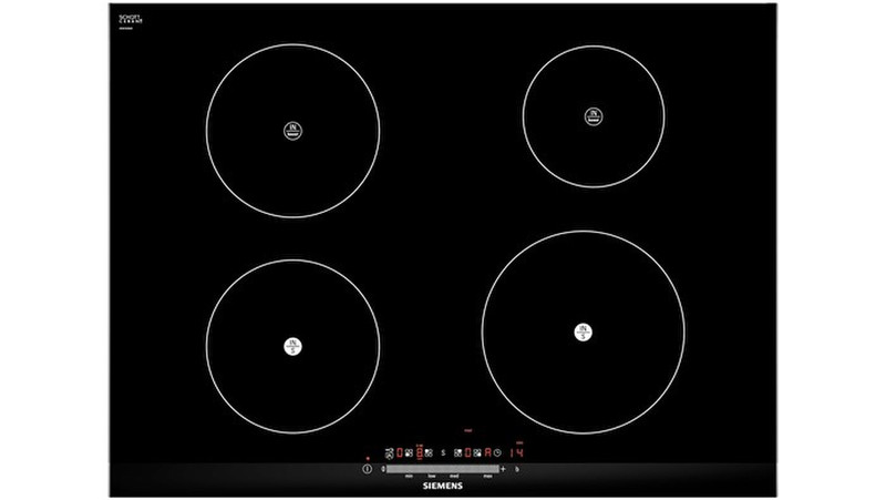 Siemens EH775FE27E Встроенный Induction hob Черный, Нержавеющая сталь плита