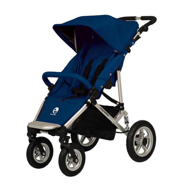 Easywalker QTROPLUS Traditional stroller 1место(а) Черный, Синий, Нержавеющая сталь
