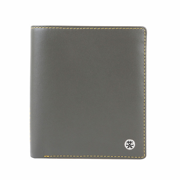 Crumpler Deep Trust Male Leather,Nylon Grey,Yellow wallet