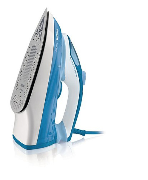 Philips GC3721 Steam iron SteamGlide soleplate 2400W Blue,White