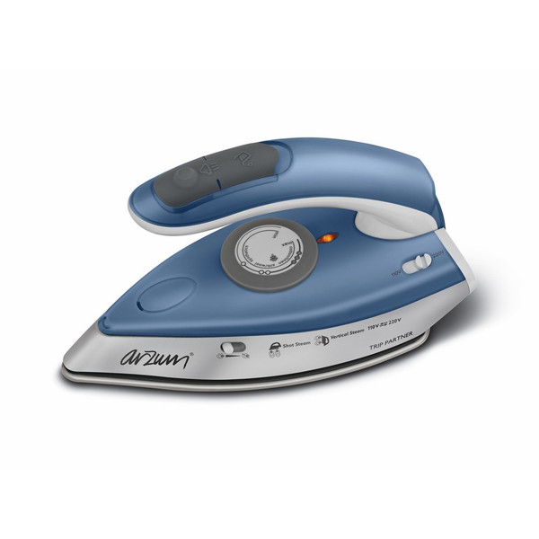 Arzum AR647 Dry iron Stainless Steel soleplate 1100W Blue,White iron