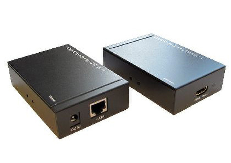 Cables Direct HD-EX344 AV transmitter & receiver Schwarz Audio-/Video-Leistungsverstärker