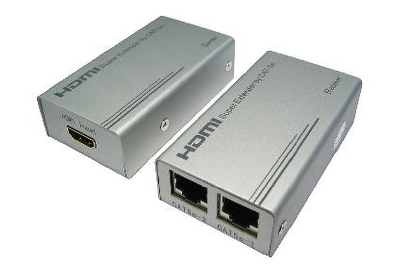 Cables Direct HD-EX333 AV transmitter & receiver Cеребряный АВ удлинитель
