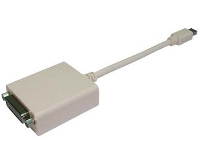 Cables Direct HDMINIDP-DVI 0.15m Mini DisplayPort DVI Weiß Videokabel-Adapter