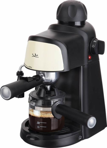 JATA CA704 Espresso machine 0.35L 4cups Black coffee maker