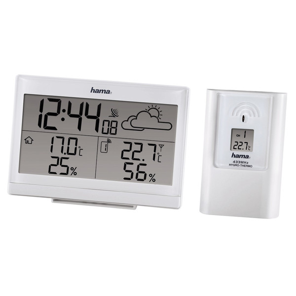 Hama EWS-890 Batterie/Akku Weiß Wetterstation