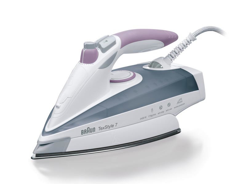 Braun TS 755 Dry & Steam iron 2400W Grey iron