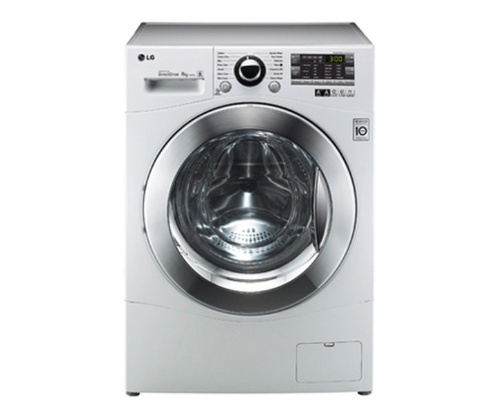 LG F14A8TDA Freistehend Frontlader 8kg 1400RPM A+++-20% Weiß Waschmaschine