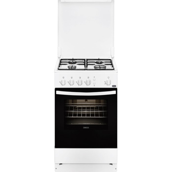 Zanussi ZCG21071WA Отдельностоящий Gas hob Белый кухонная плита