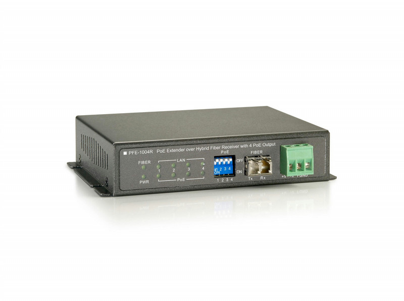 LevelOne PFE-1004R Network receiver Черный