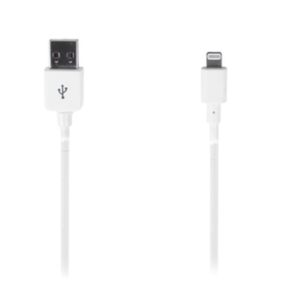 STK MFIIP5DLCWH/PP3 1.2м USB A Lightning Белый кабель USB