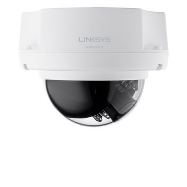 Linksys LCAD03FLN IP security camera Innenraum Kuppel Weiß