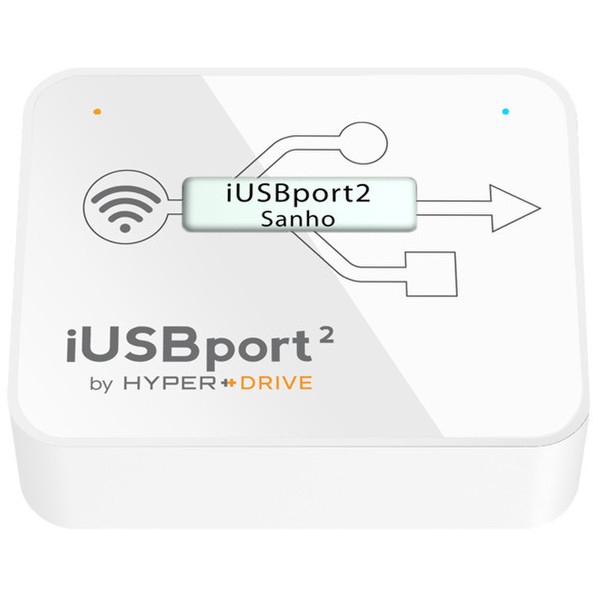 HyperDrive IUSBPORT2 USB 2.0 480Мбит/с Белый хаб-разветвитель