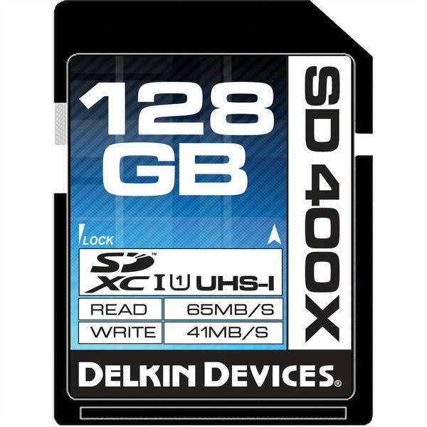 Delkin 128GB SDXC 400X UHS-I 128ГБ SDXC UHS карта памяти