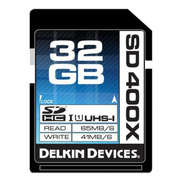Delkin 32GB SDXC 400X UHS-I 32GB SDXC UHS memory card