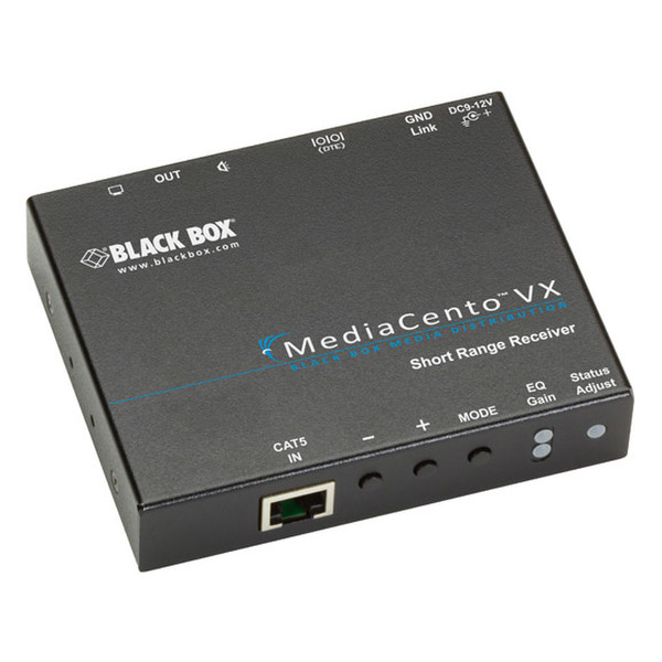 Black Box AVX-VGA-TP-SRX AV receiver Black AV extender