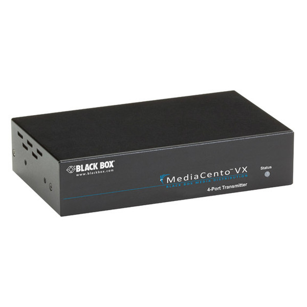 Black Box AVX-VGA-TP-TX-4 AV transmitter Black AV extender