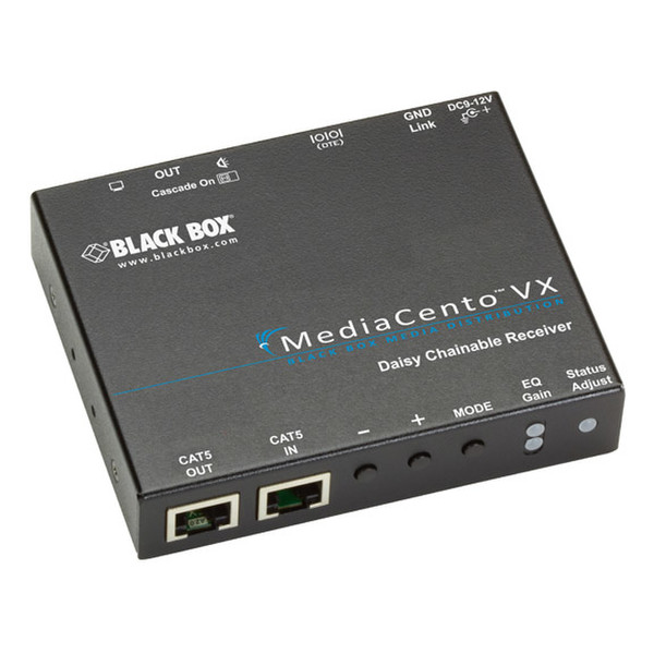 Black Box AVX-VGA-TP-CSRX AV-Receiver Schwarz Audio-/Video-Leistungsverstärker