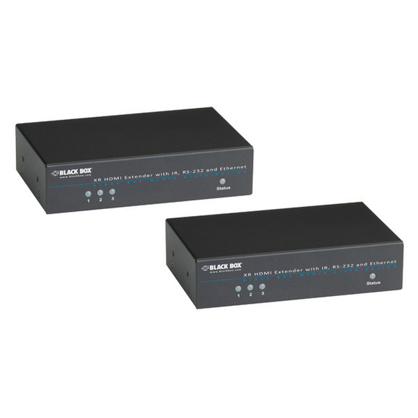 Black Box VX-HDMI-TP-E100M AV transmitter & receiver Schwarz Audio-/Video-Leistungsverstärker