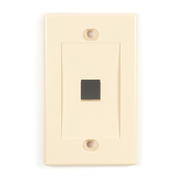 Black Box WPIV-1 Ivory switch plate/outlet cover