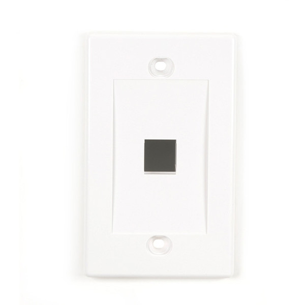 Black Box WPWH-1 White switch plate/outlet cover