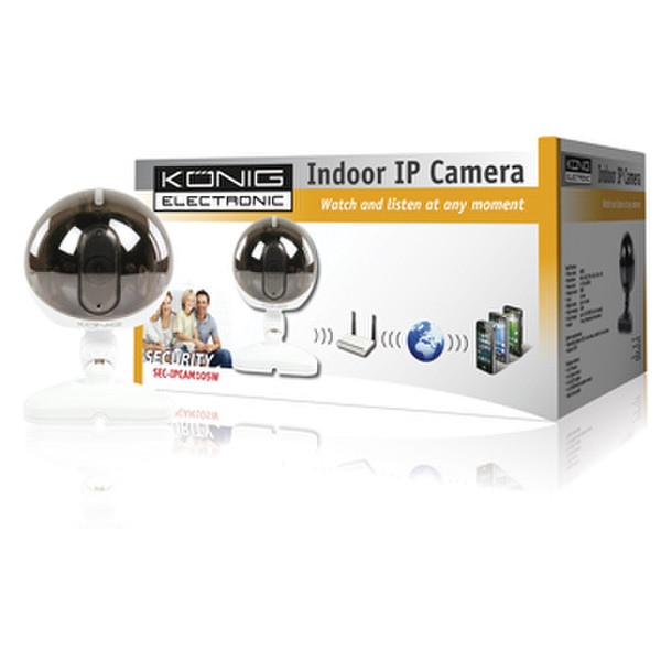 König SEC-IPCAM105W IP security camera Indoor Black,White security camera