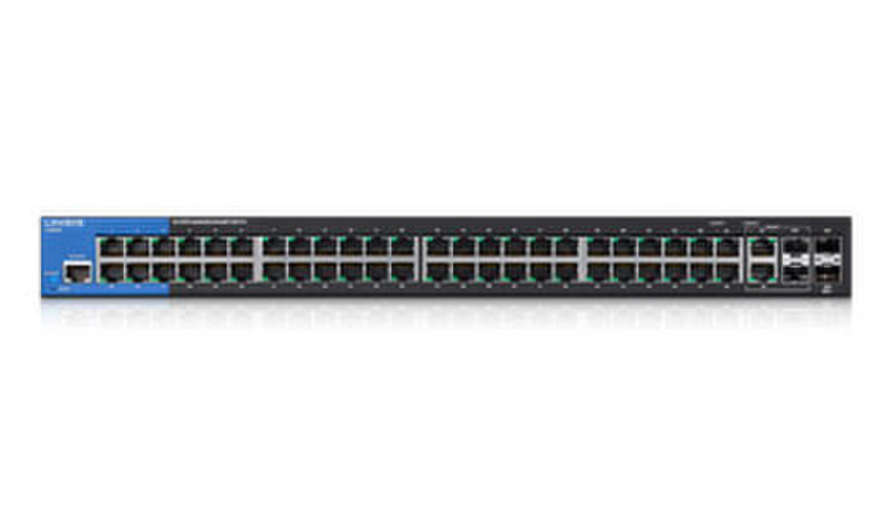 Linksys LGS552-EU Управляемый L2/L3 Gigabit Ethernet (10/100/1000) 1U Черный сетевой коммутатор