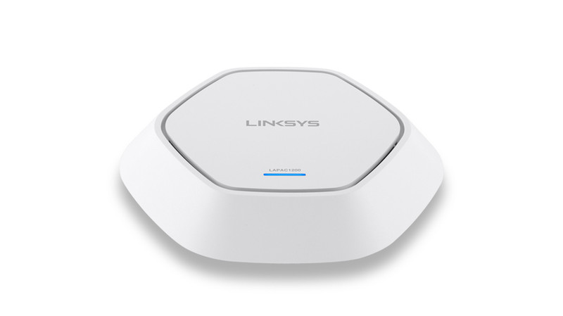 Linksys LAPAC1200 Внутренний 1000Мбит/с Power over Ethernet (PoE) Белый WLAN точка доступа