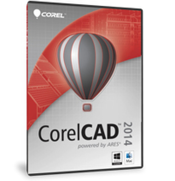 Corel CorelCAD 2014, Win/Mac, EDU, ML