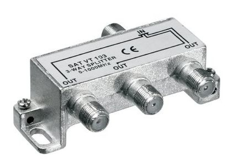1aTTack 7670208 Cable splitter Cеребряный кабельный разветвитель и сумматор