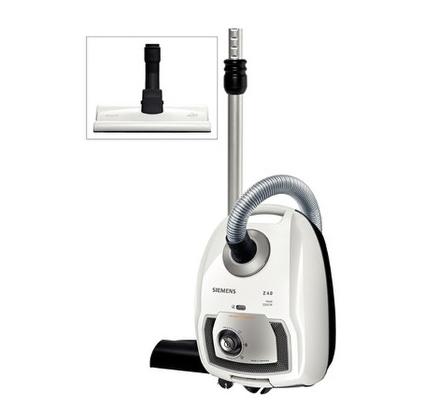 Siemens VSZ4G2223 Cylinder vacuum 4L 2200W Silver,White vacuum